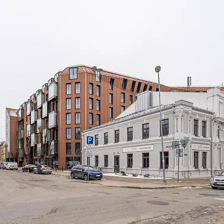 Lofts & Rosegold Luxury In Elegant 1br With Balcony In Center Apartment Riga